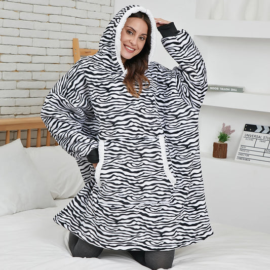 Zebra | Oversized Adult Hoodie